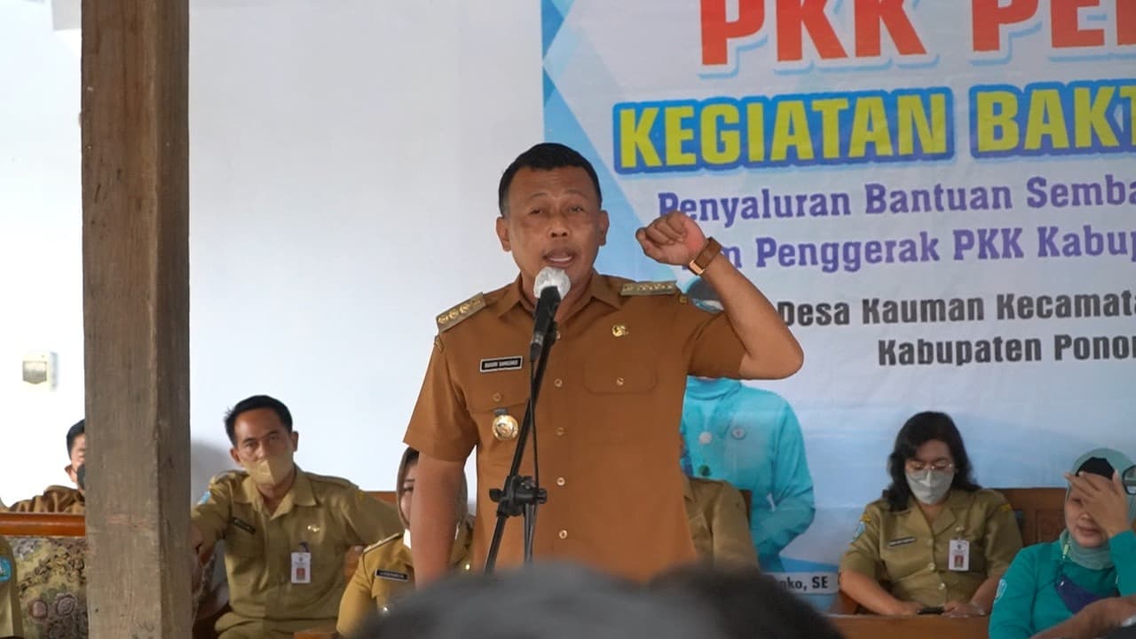 Bupati Ponorogo Dorong Program Dana RT untuk Pembangunan Desa